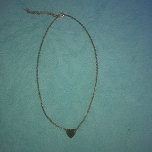 gold heart necklace